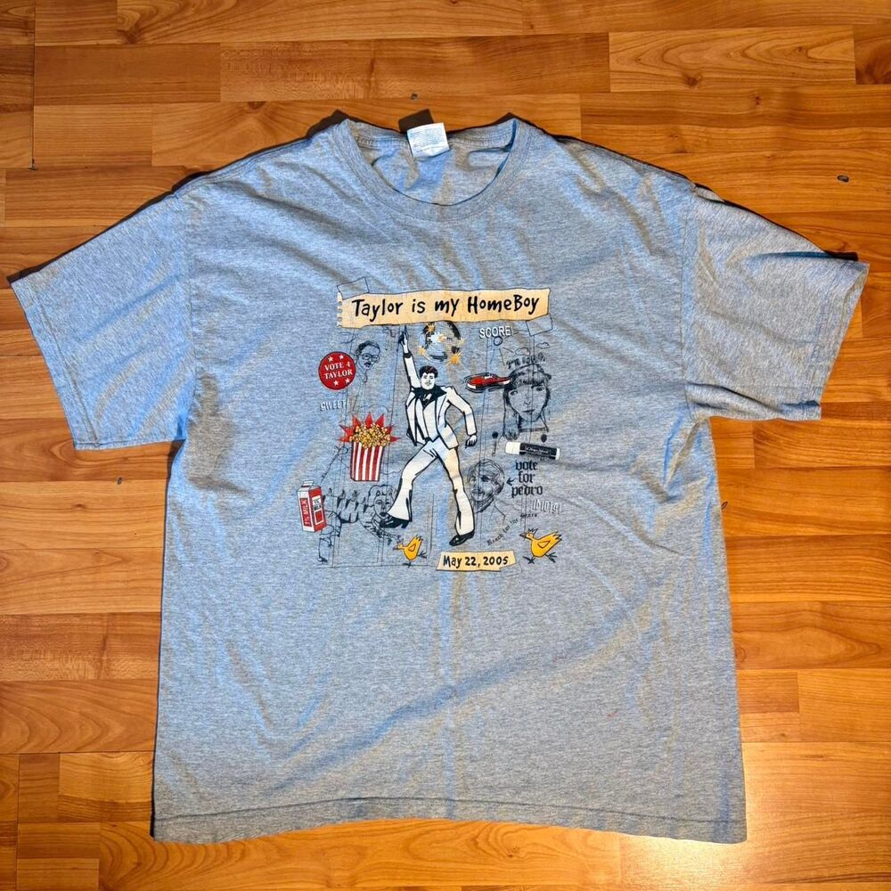 Vintage Napoleon Dynamite Night at the Roxbury Grey Movie Size L Comedy Graphic